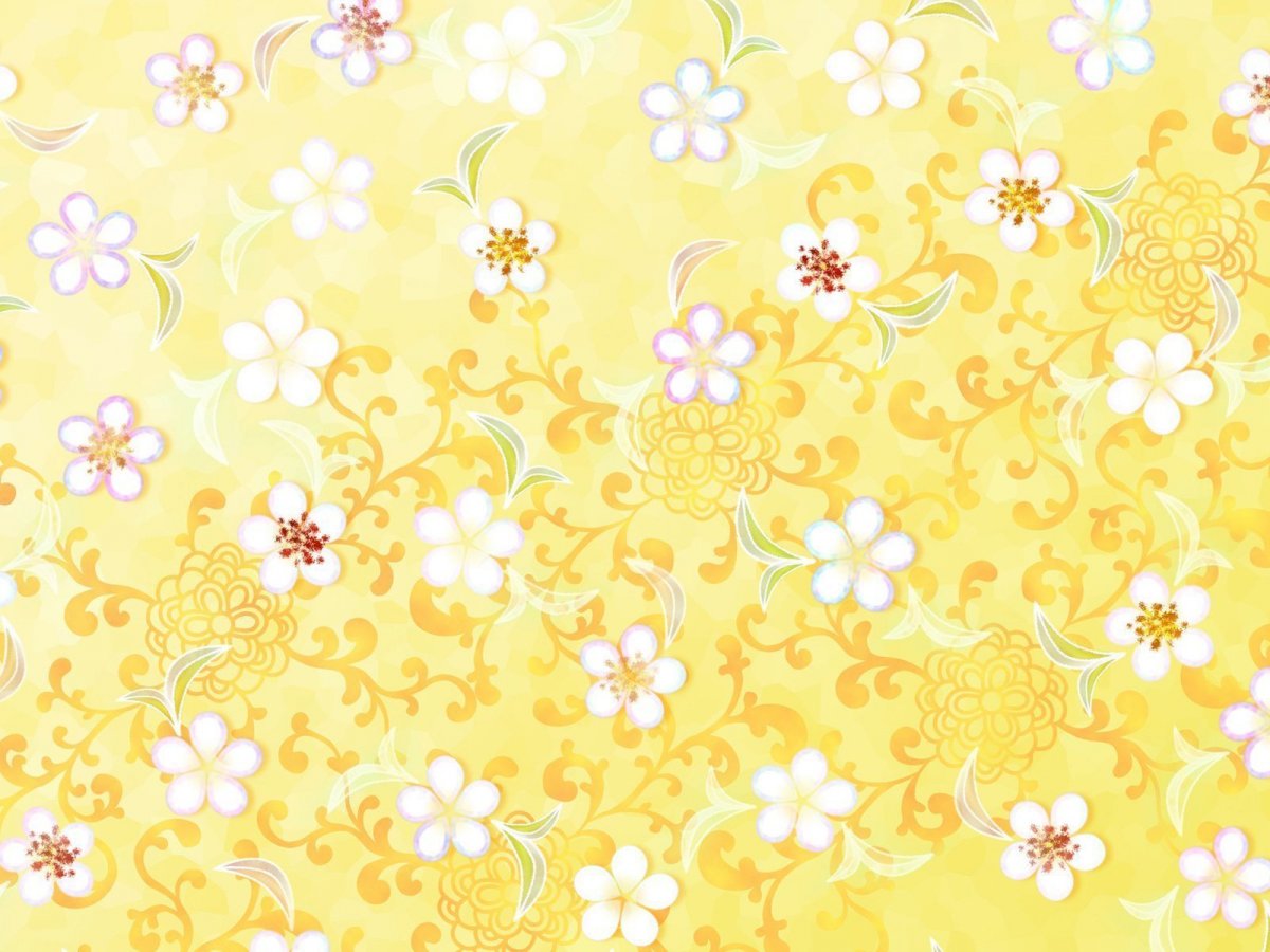 Мелкий цветочный принт