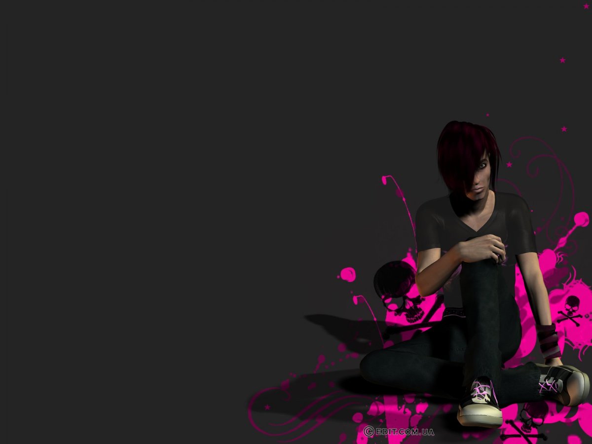 Эмо обои на рабочий стол