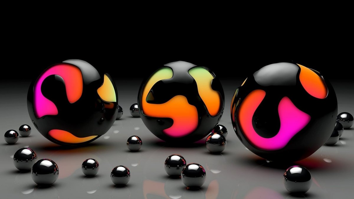 Яркие обои 3d