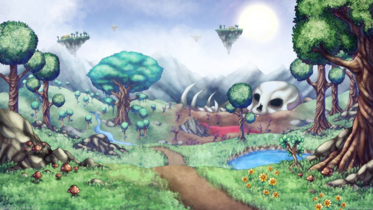 Обои на рабочий стол террария