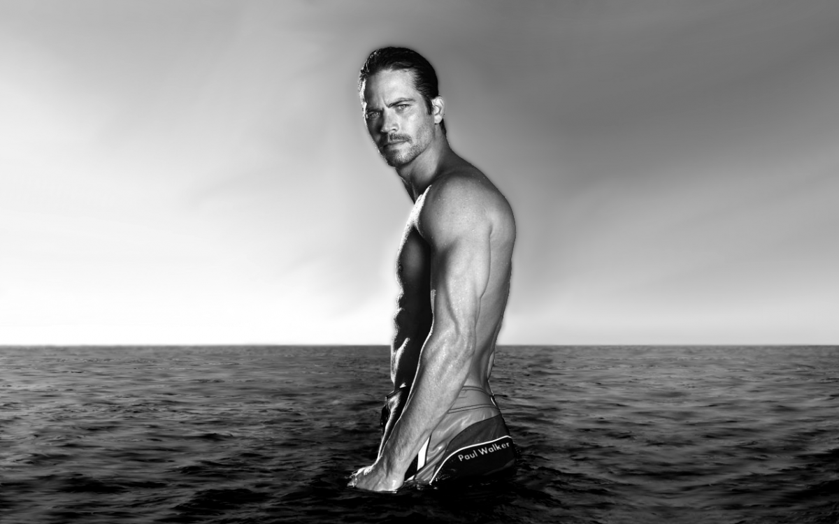 Пол Уокер с бородой