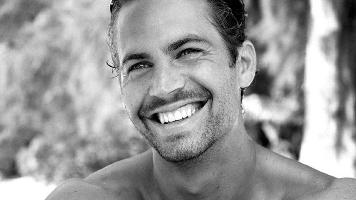 Пол Уокер с челкой