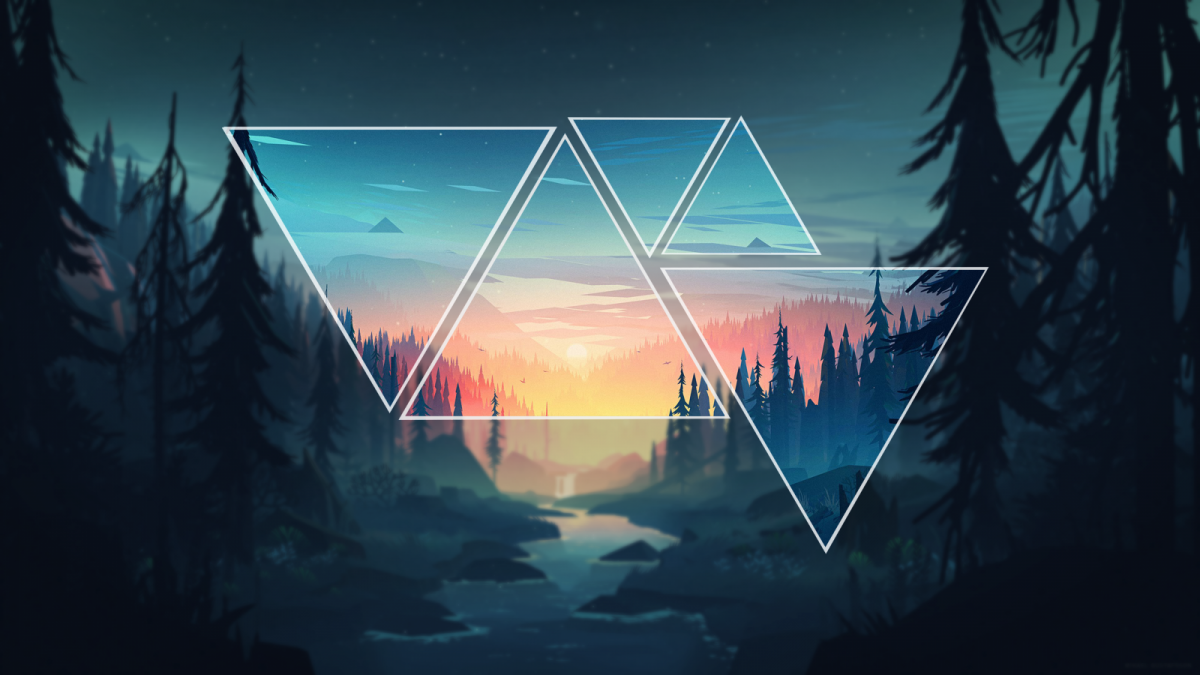 Лес в треугольнике