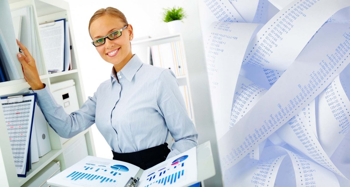 Офисный стол сверху