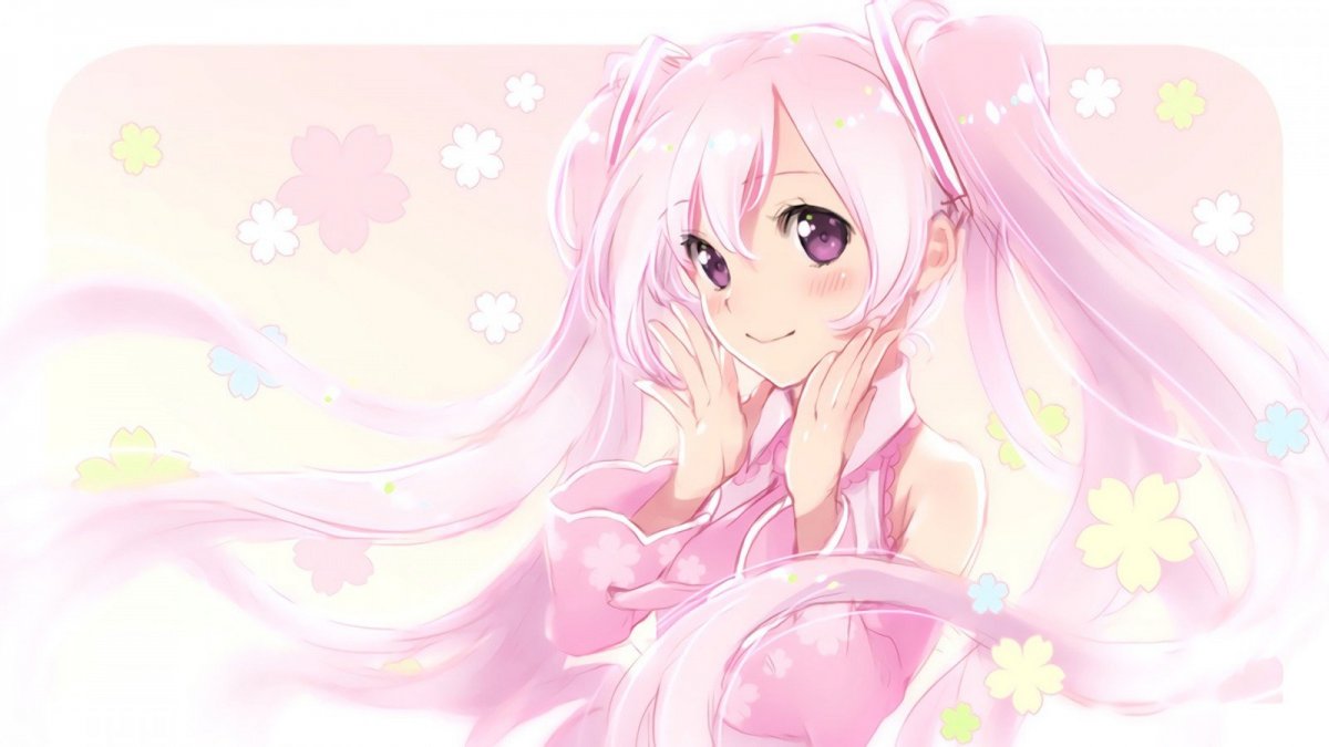 Розовое аниме