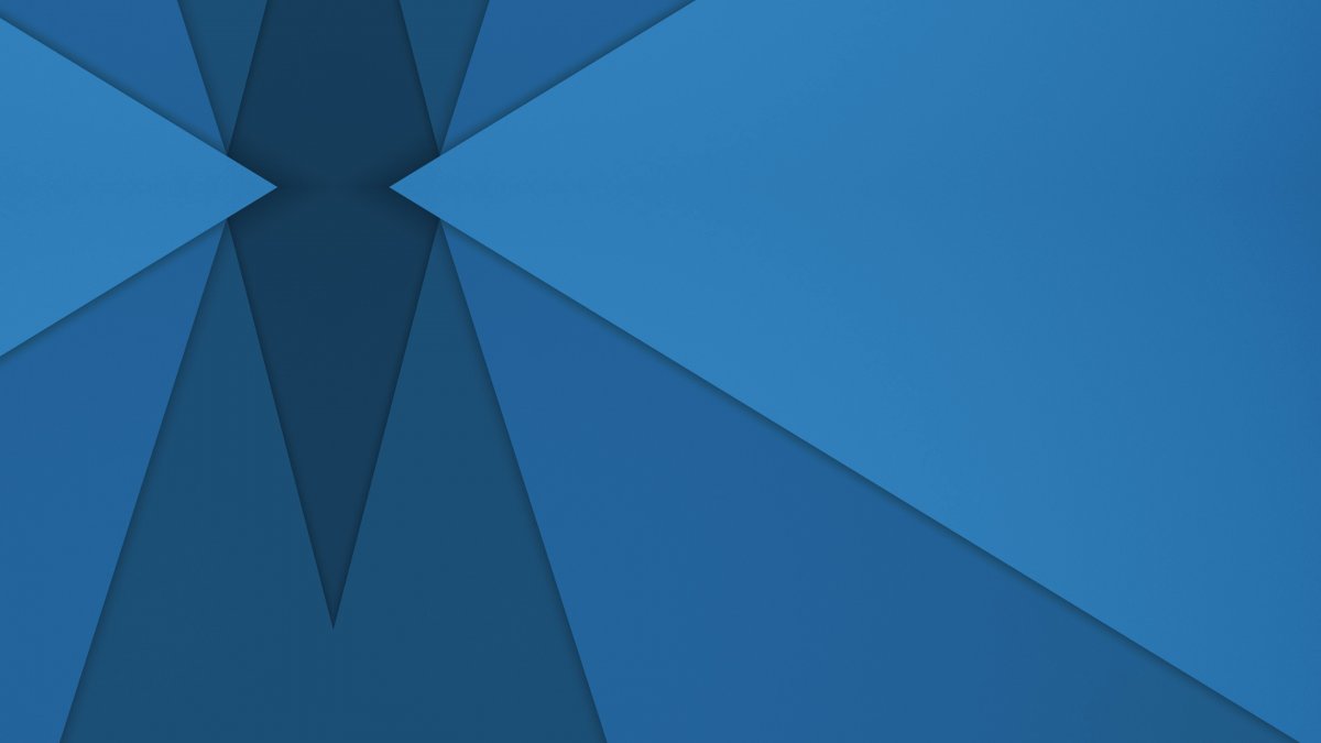 Синий фон с геометрическими фигурами