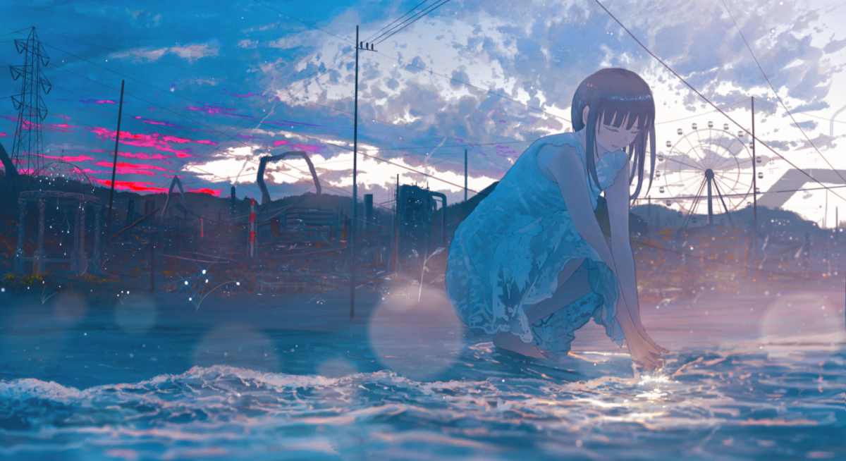 Аниме дождь