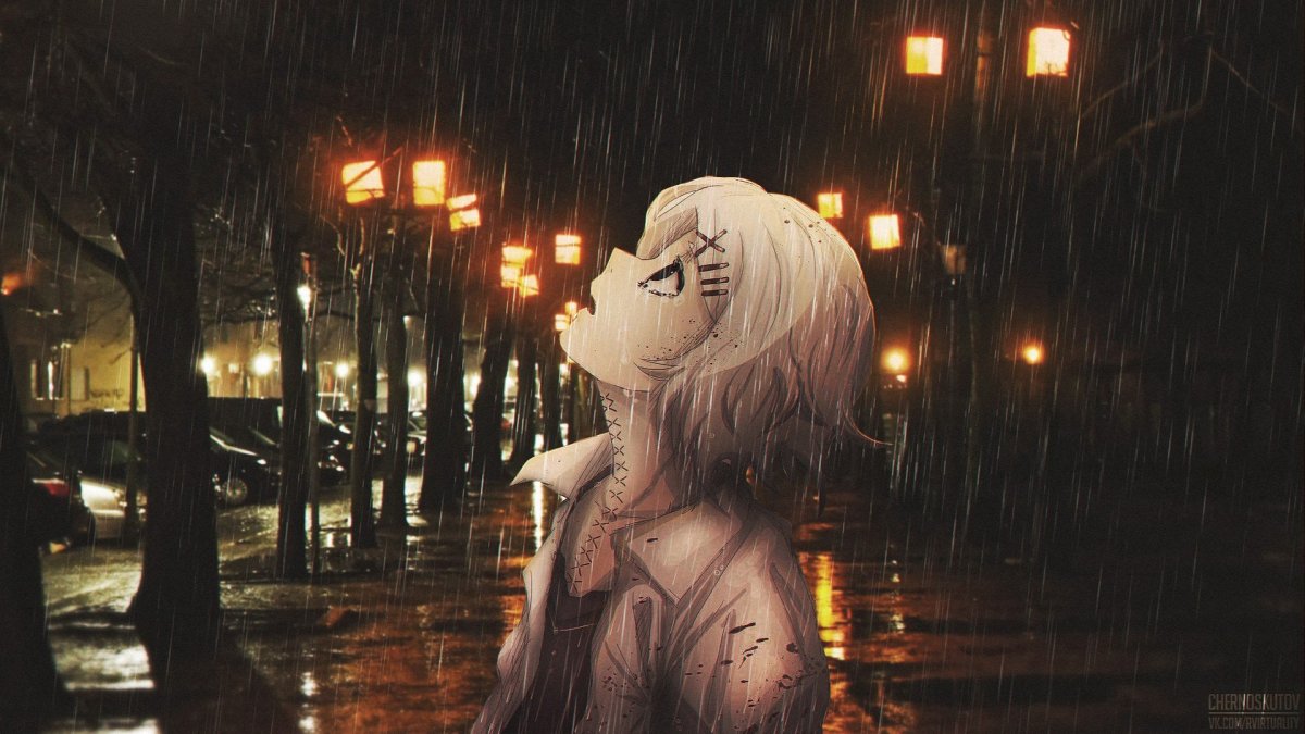 Аниме Токийский гуль город