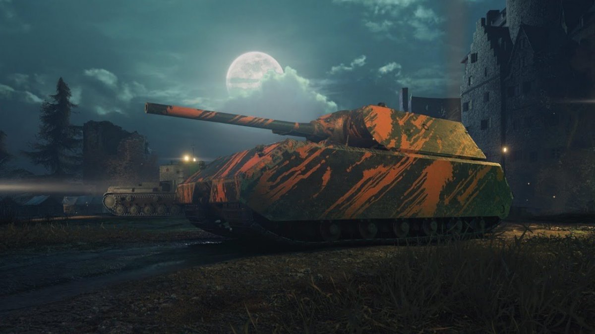 World of Tanks Хэллоуин темный фронт