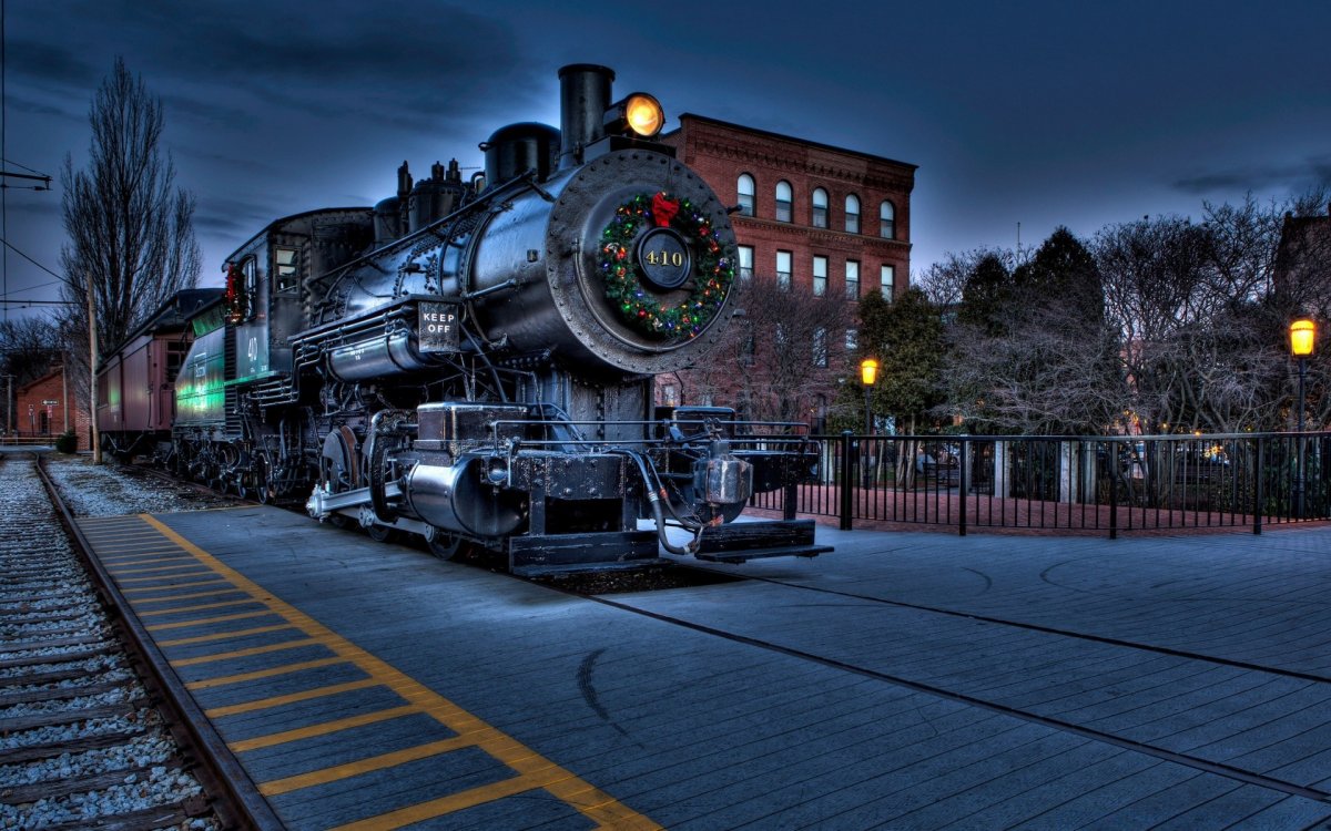 Полярный экспресс паровоз