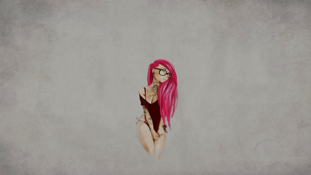 Девушка арт Минимализм