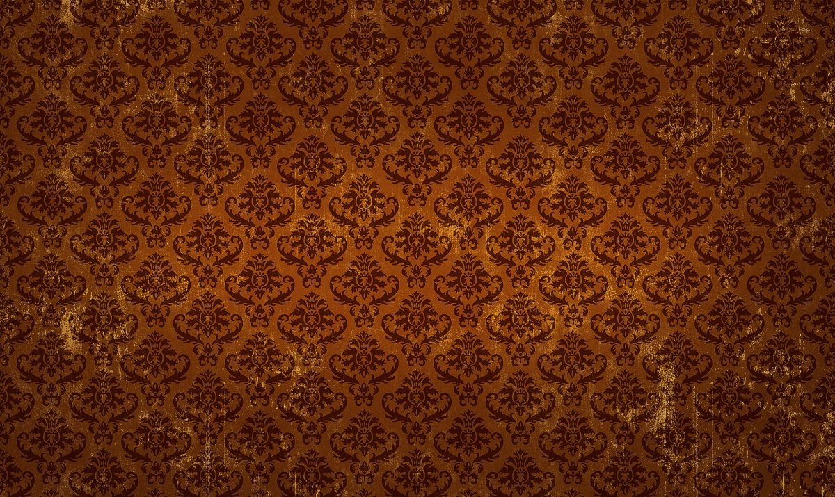 Коричневый фон с узорами