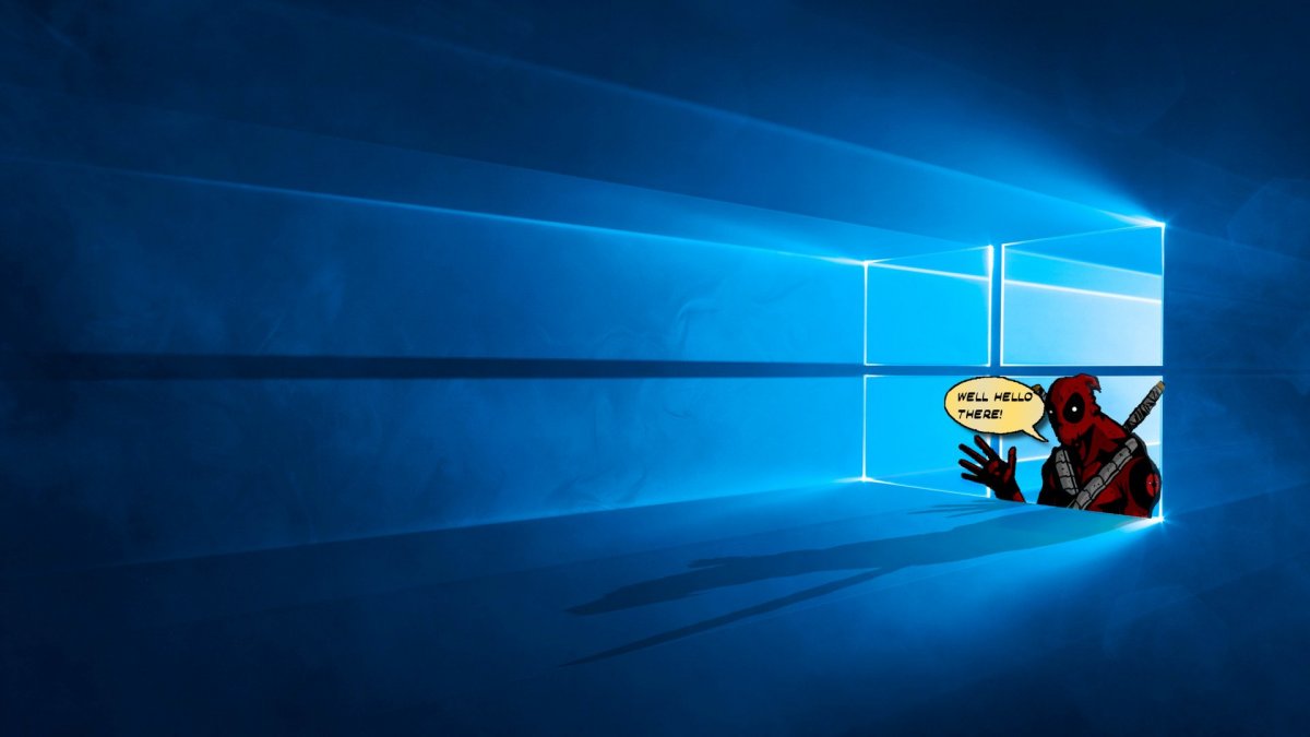 Обои в стиле виндовс 10