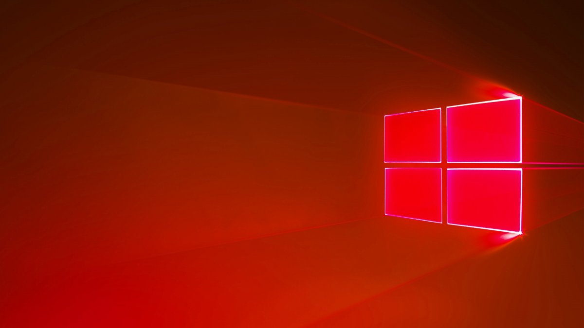 Красный виндовс 10