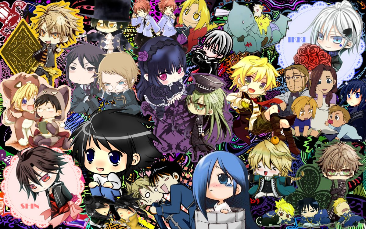 Аниме коллаж