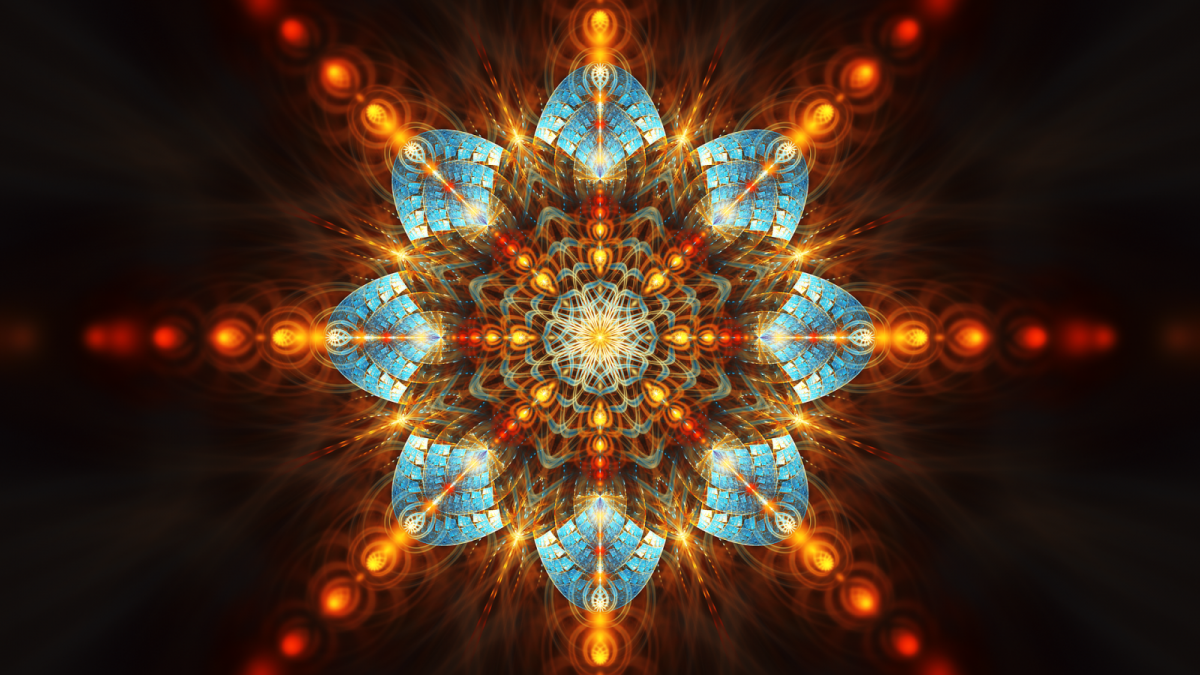 Цветы абстракция