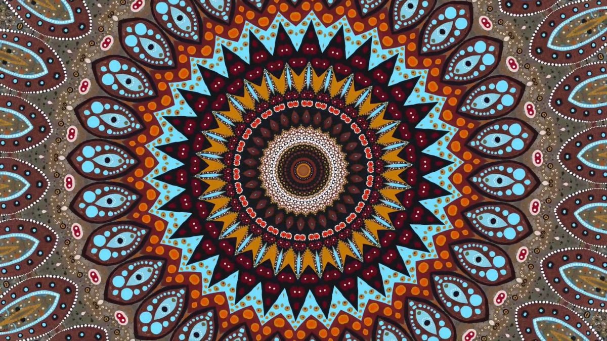 Индийский орнамент Мандала