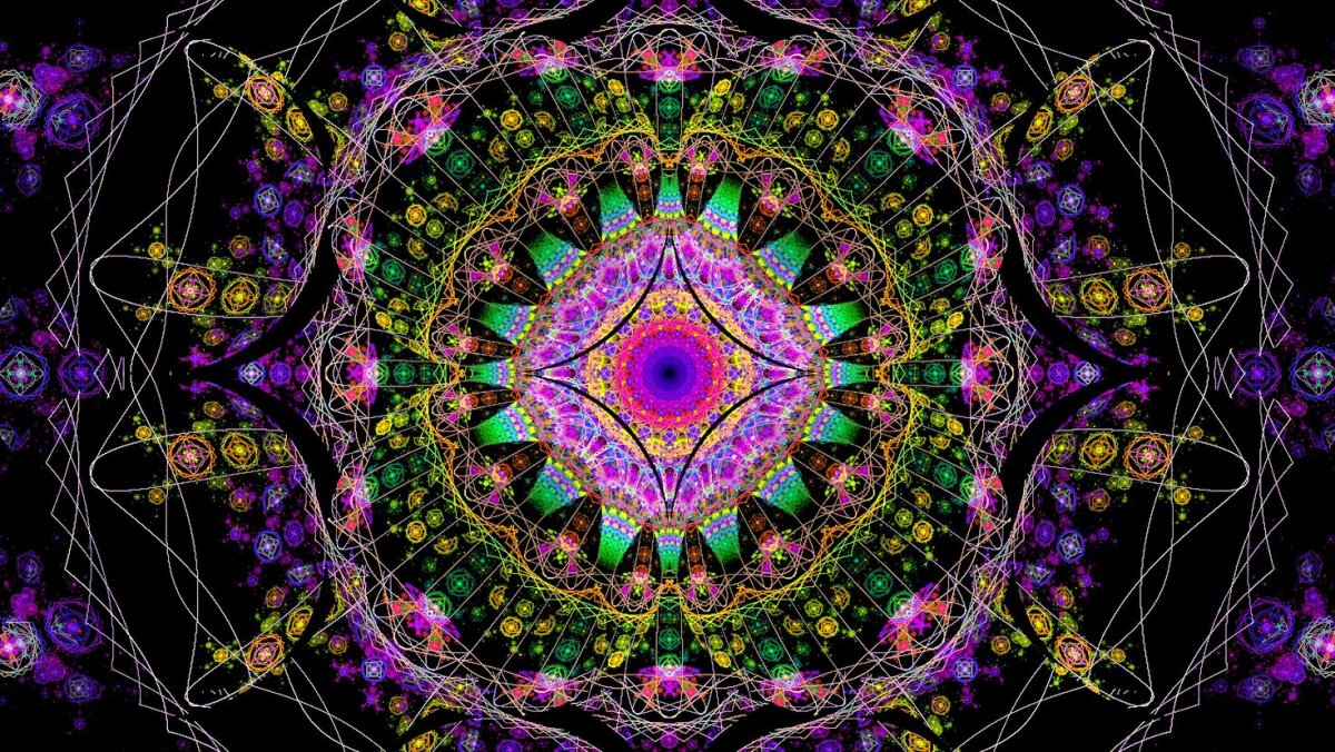 Мандала фонтан изобилия