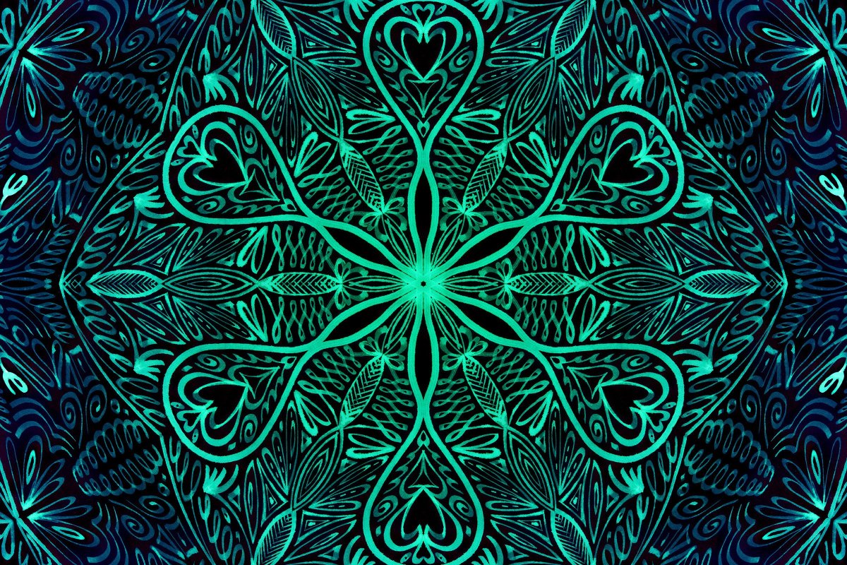 Мандала абстракция