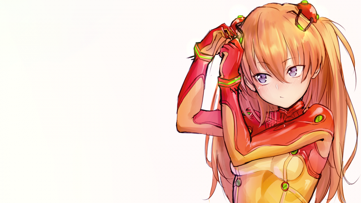 Аска Евангелион обои