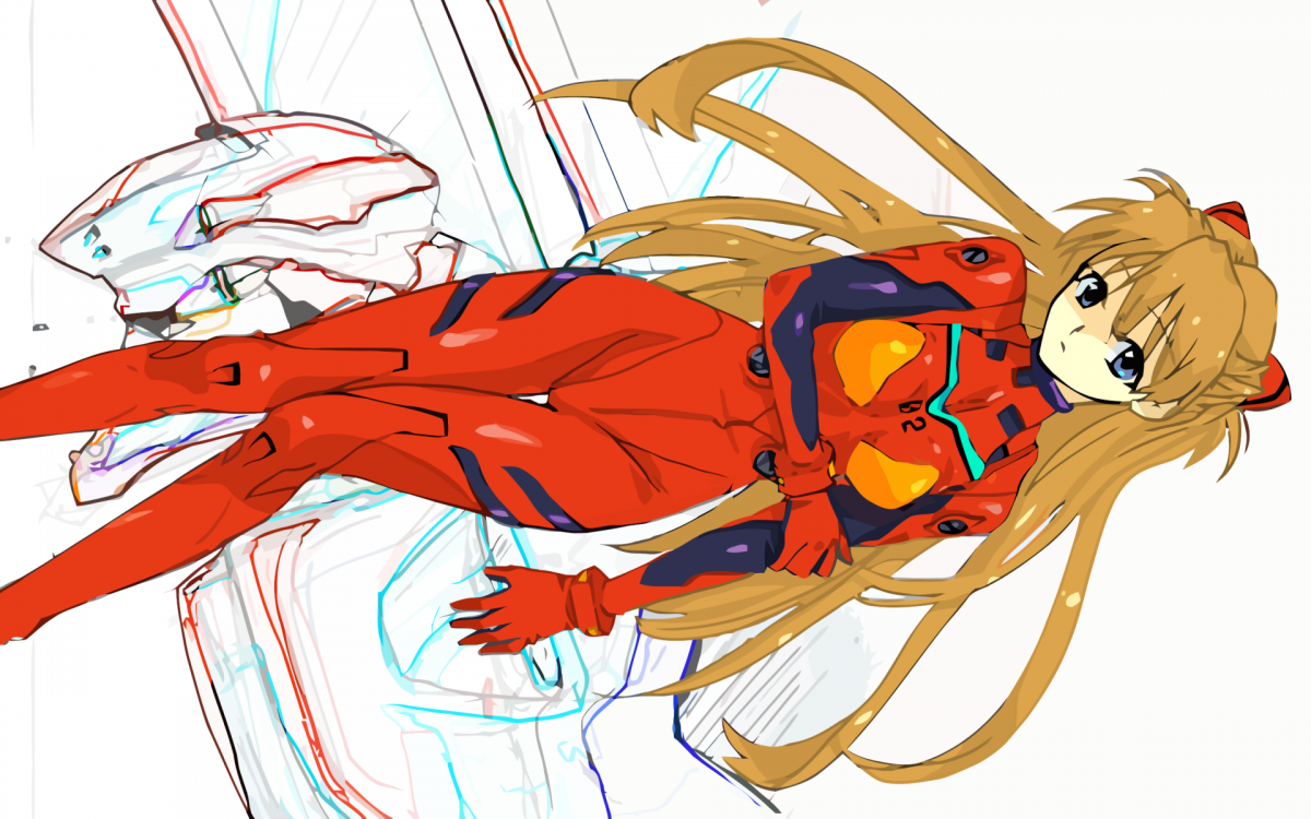 Аска Лэнгли Сорью и ева 02