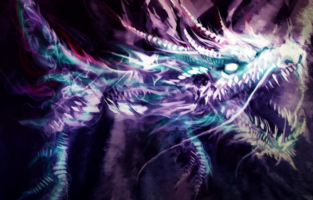 Неоновый дракон