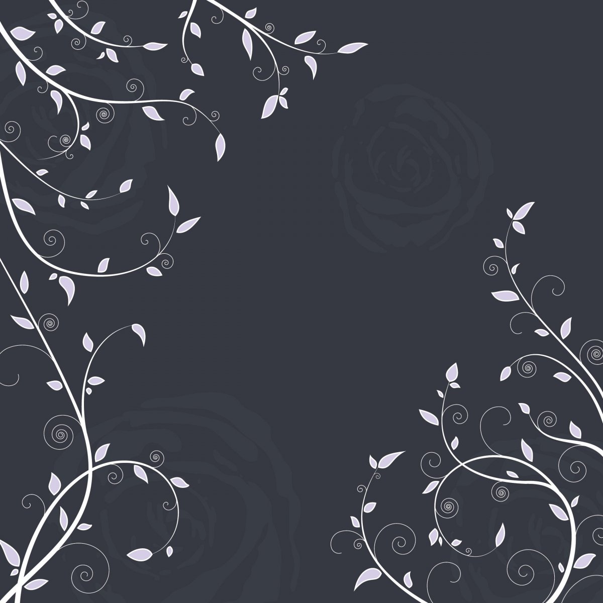 Черный фон с узорами