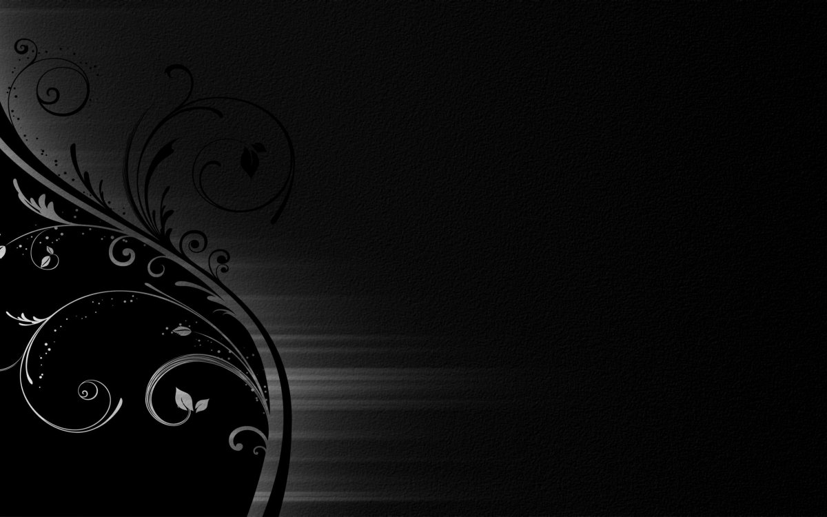 Красивые чёрные обои
