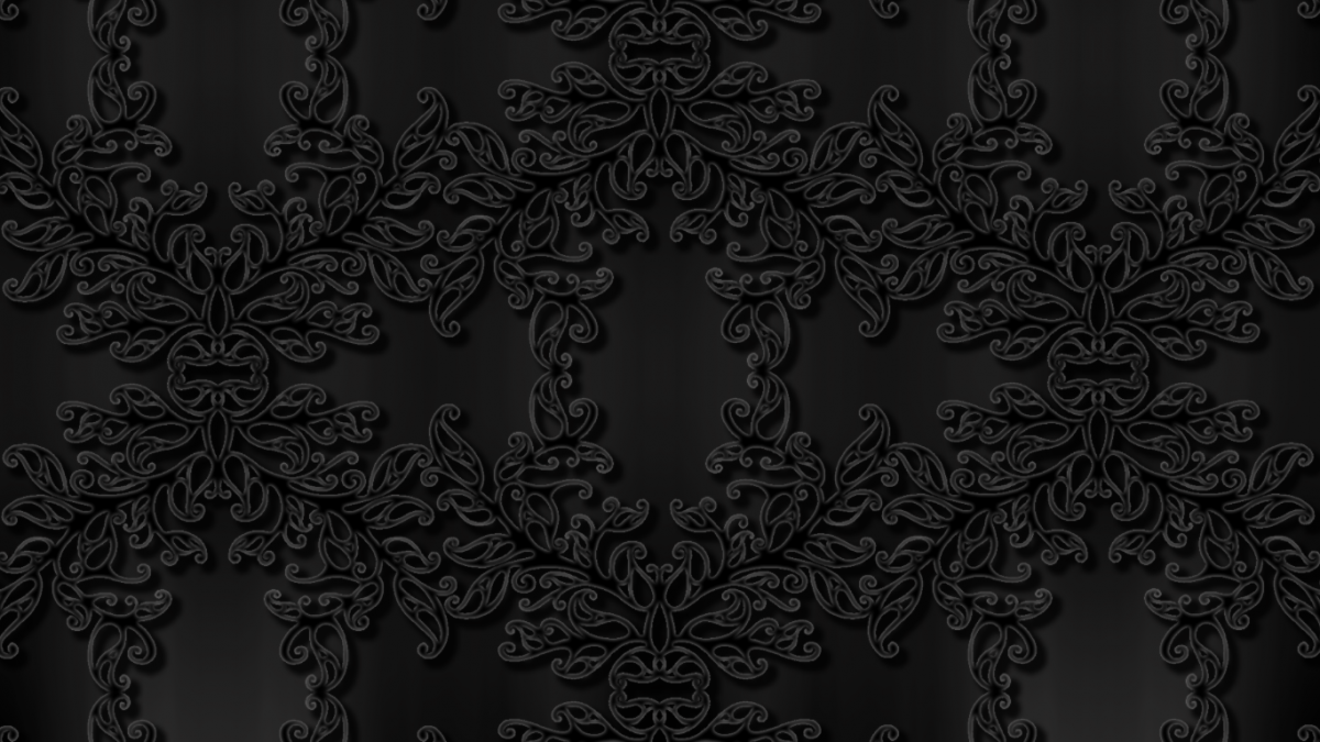Черный фон с узорами