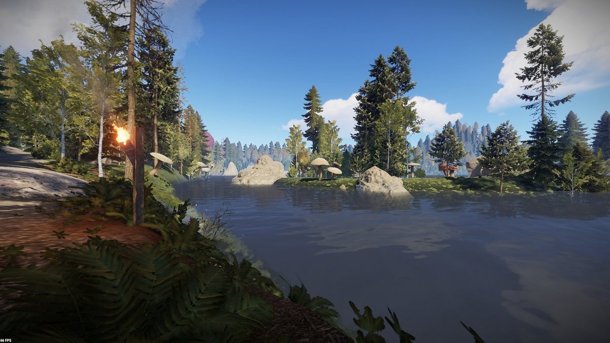 Раст пейзаж