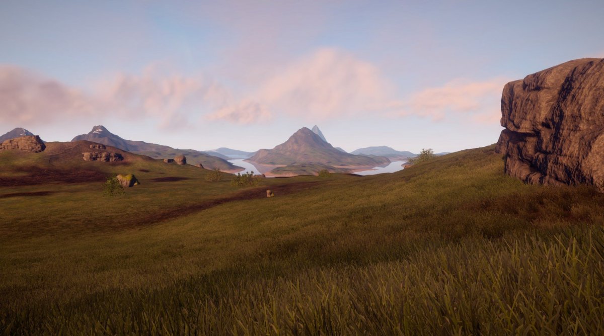 Раст пейзаж