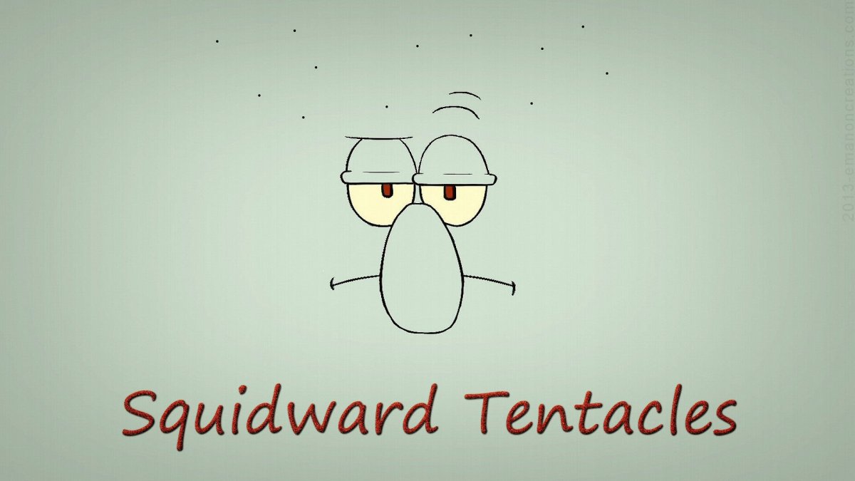 Сквидвард обои
