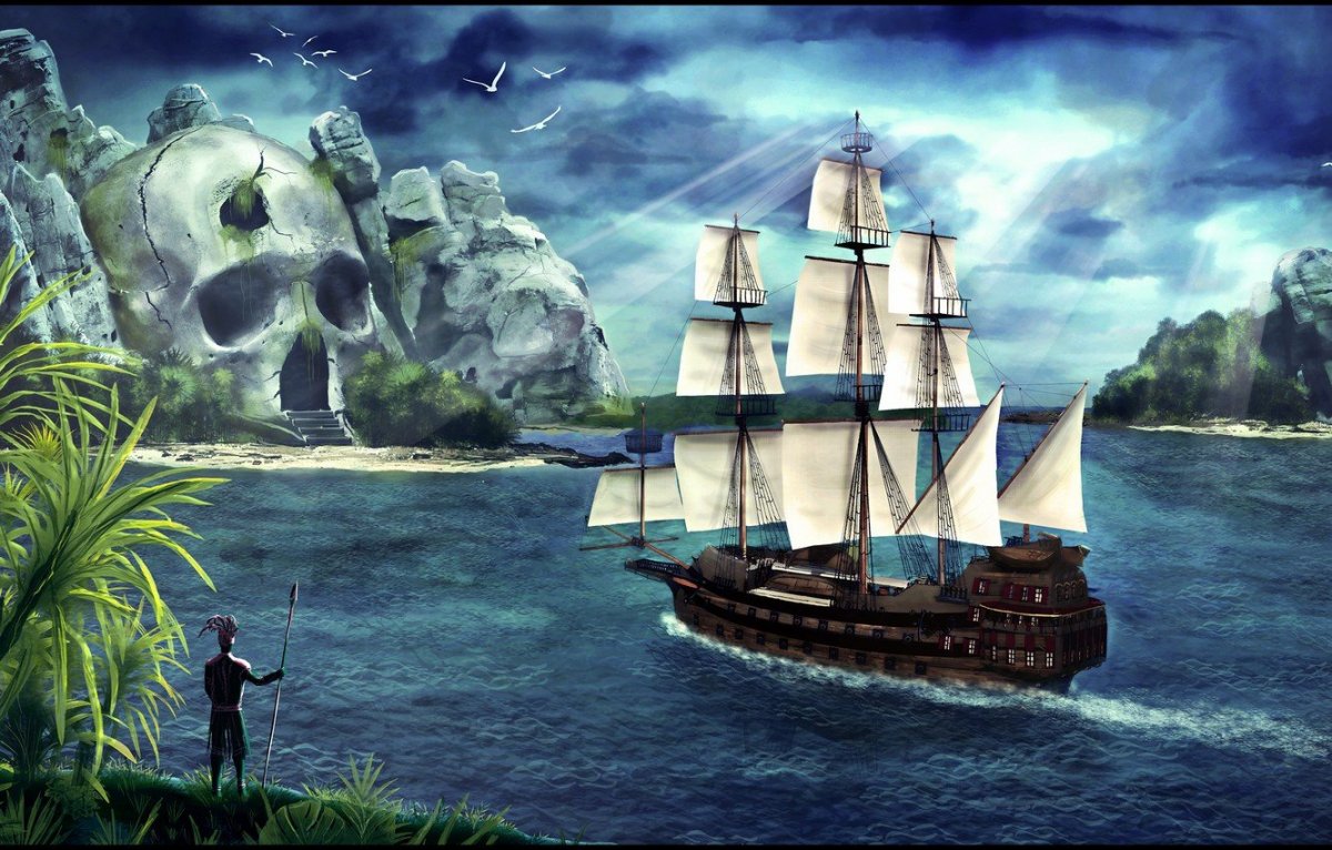 Пиратский корабль