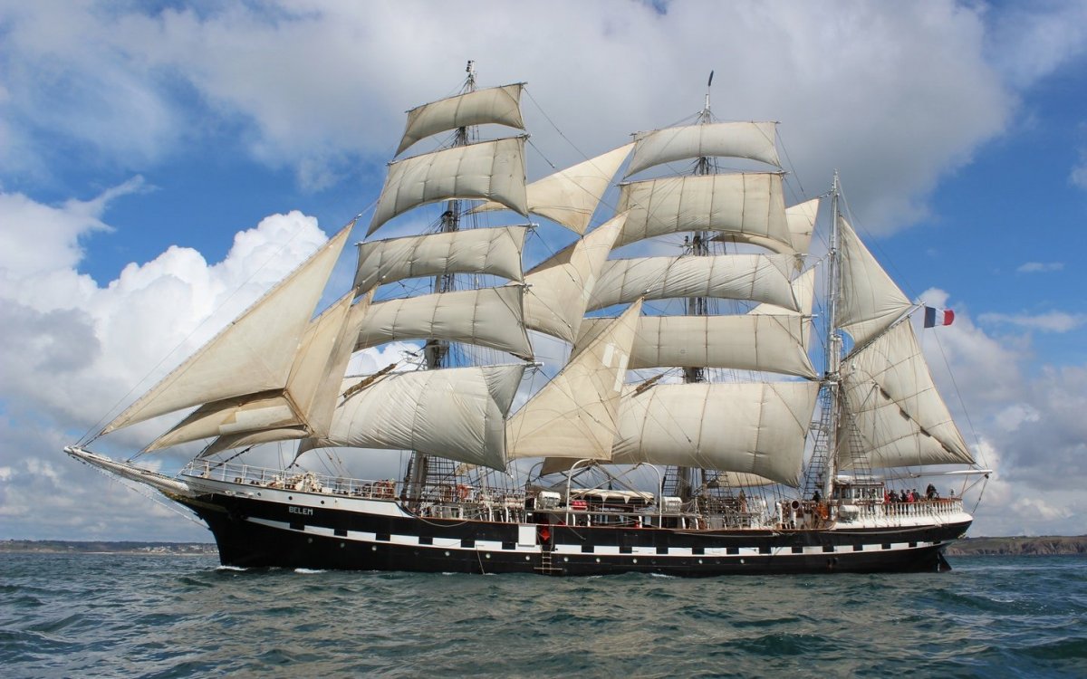 Баркентина корабль парусный