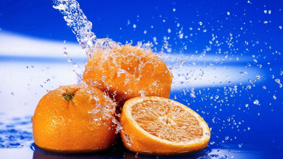 Живые обои апельсин