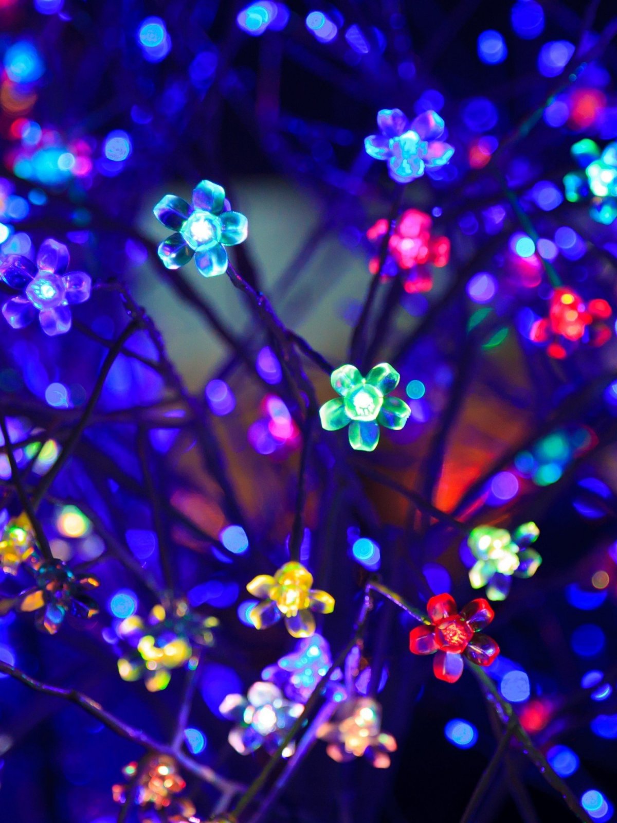 Гирлянда в темноте