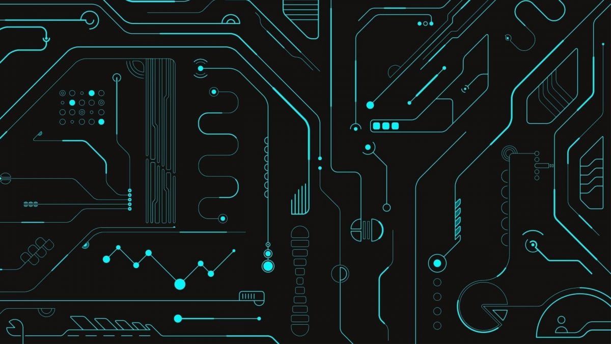 Фон печатная плата