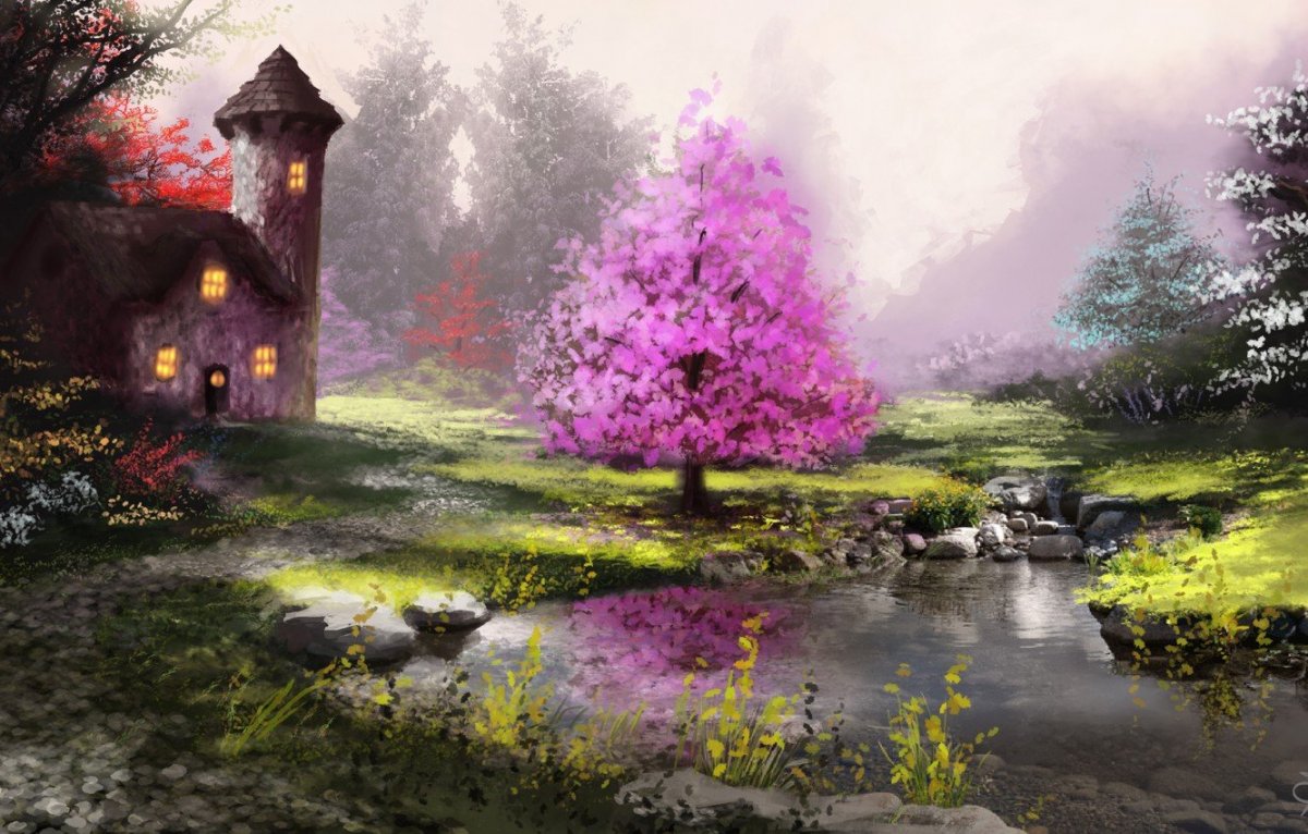 Красивая Сказочная природа