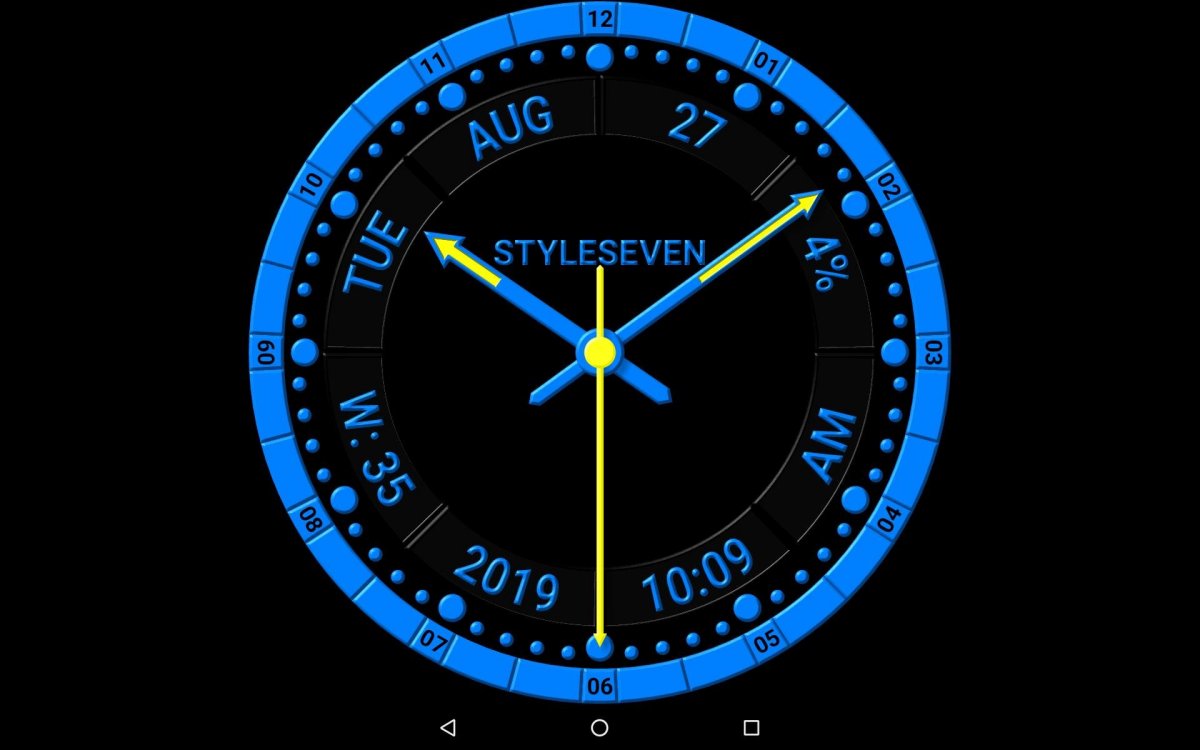 Аналоговые часы для андроид