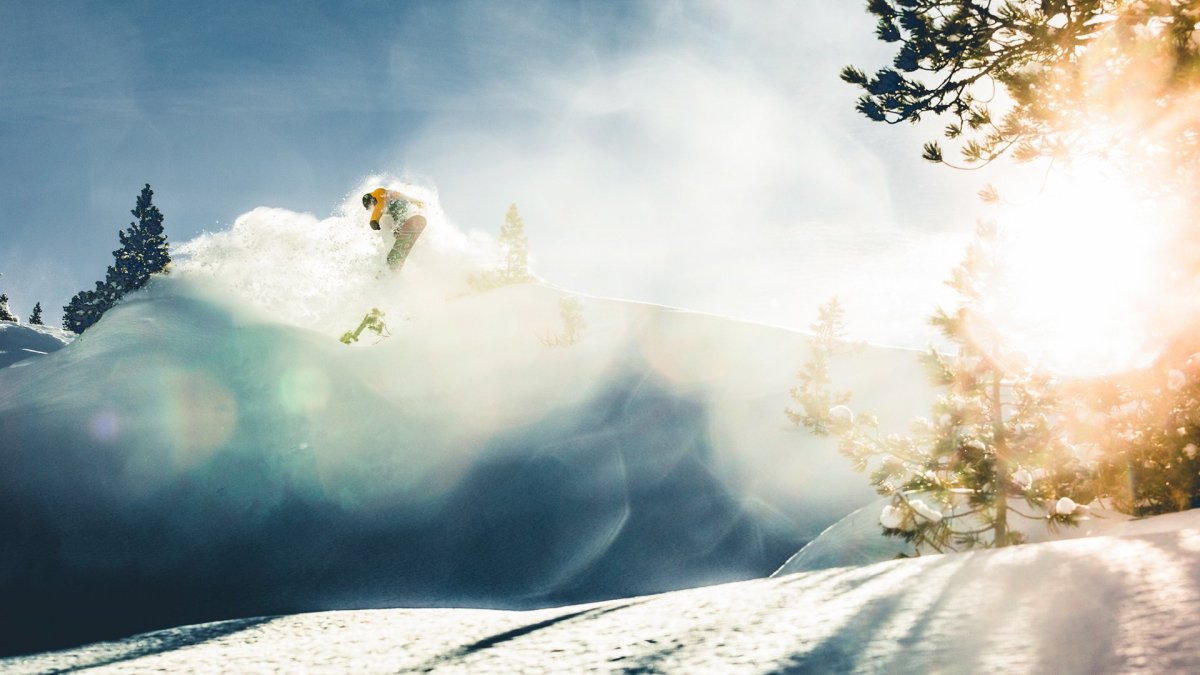 Фон для рабочего стола сноуборд