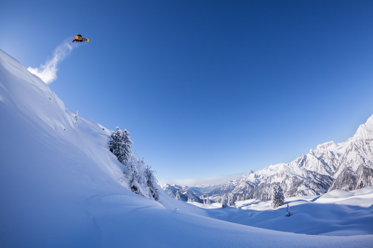 Сноуборд пейзаж