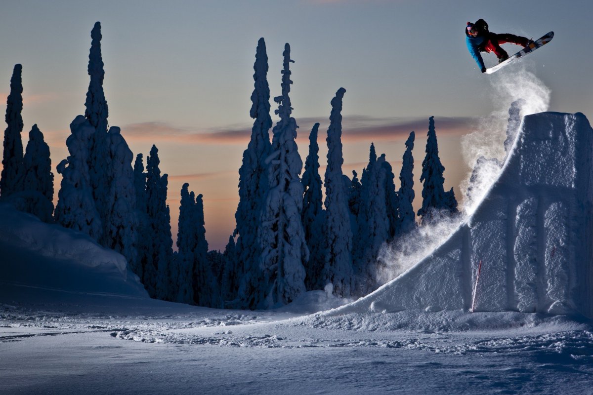 Сноуборд пейзаж Quicksilver