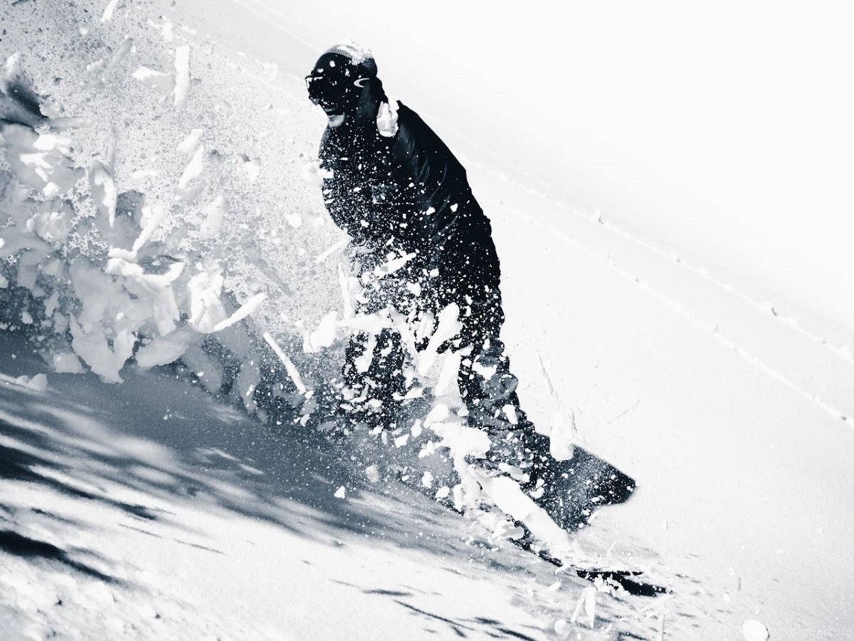 Заставка на рабочий стол сноубординг