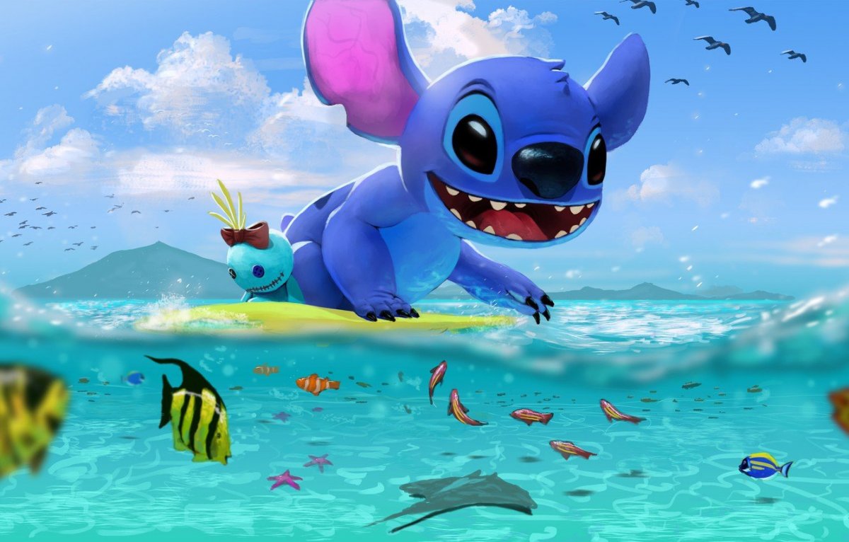 Картинки со стичем на обои