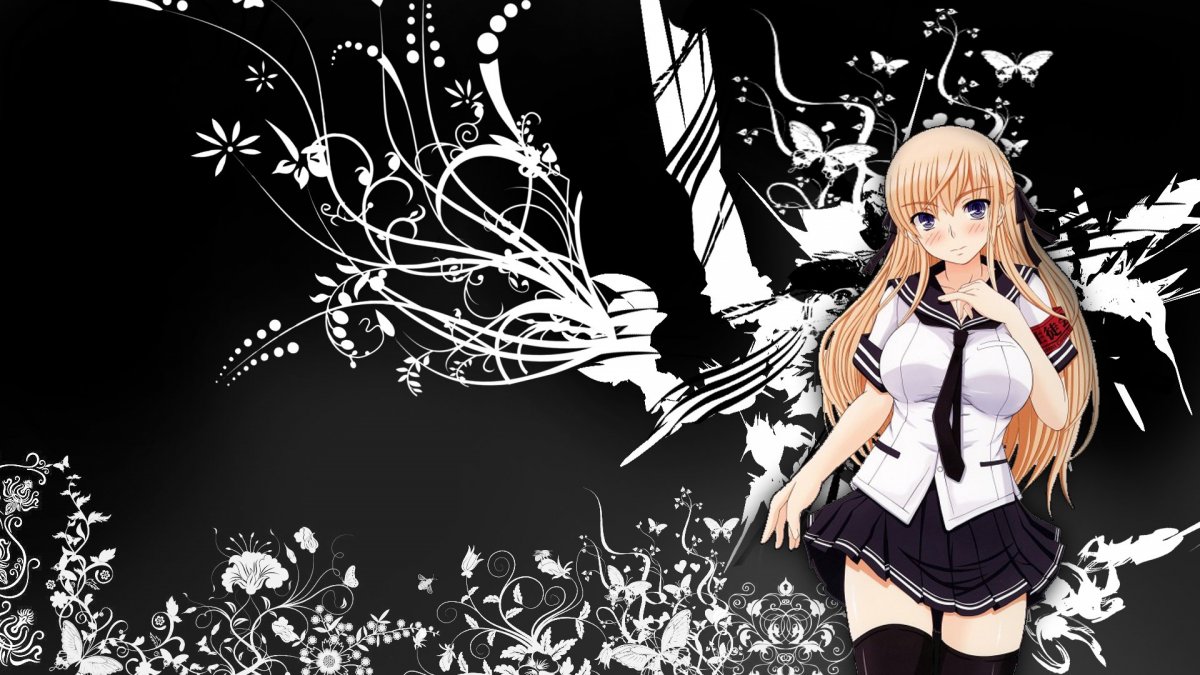 Черно белые арты