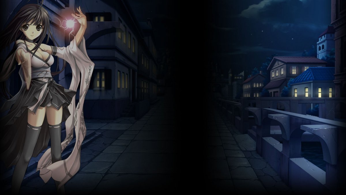 Аниме на черном фоне