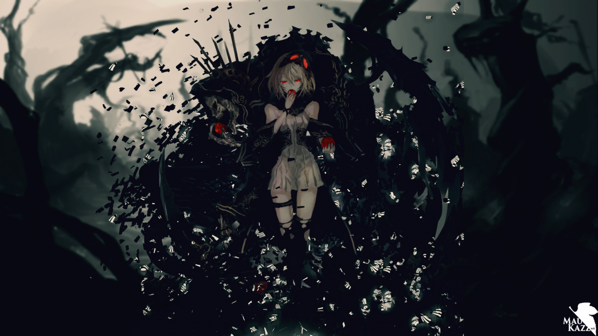 Мрачные аниме арты