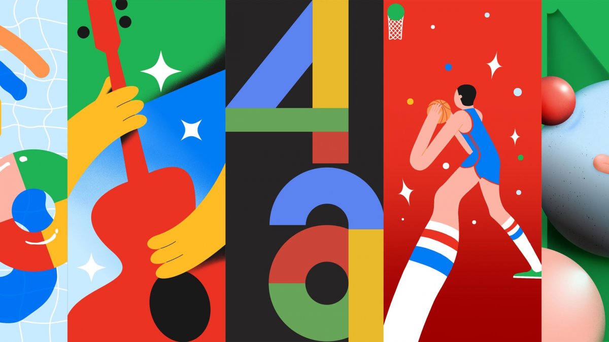 Обои в стиле Google Pixel