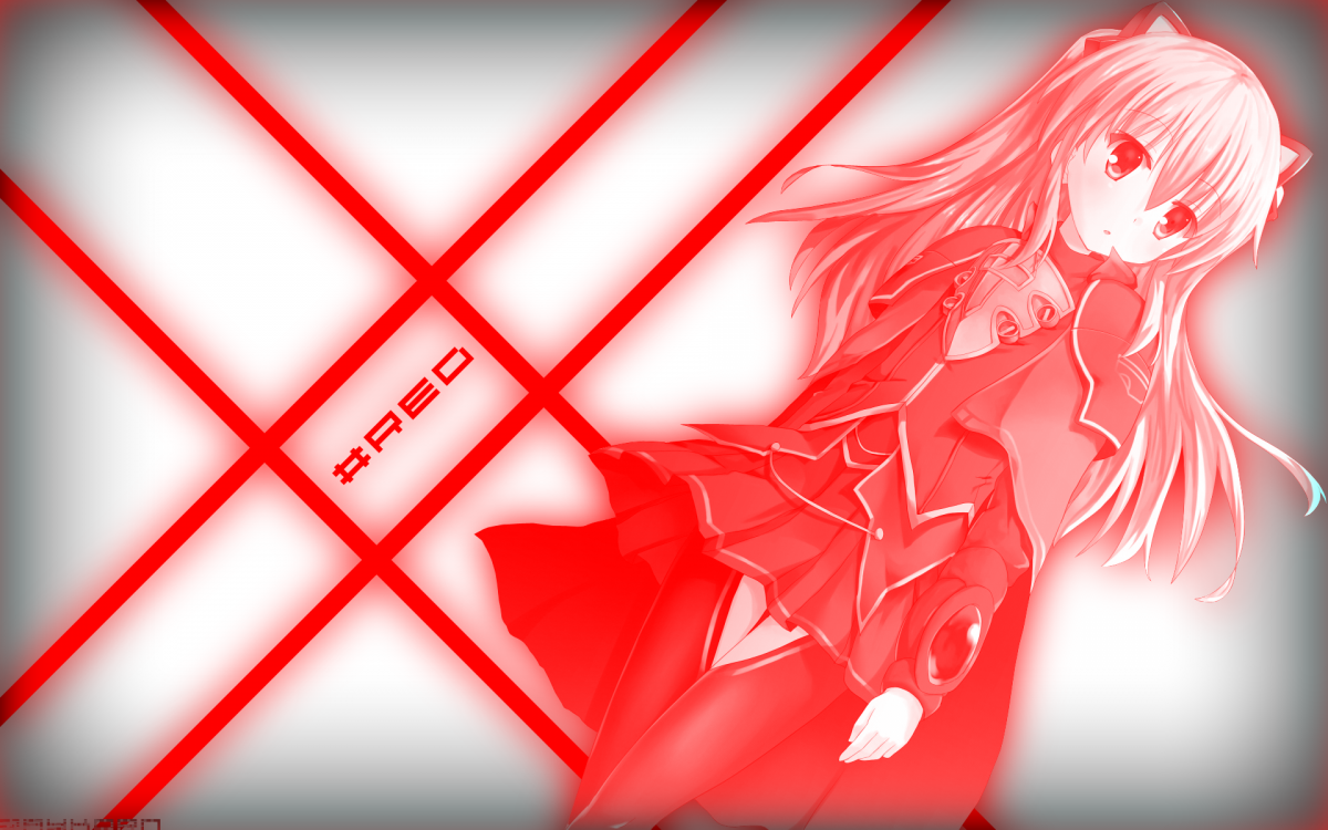 Красные аниме обои