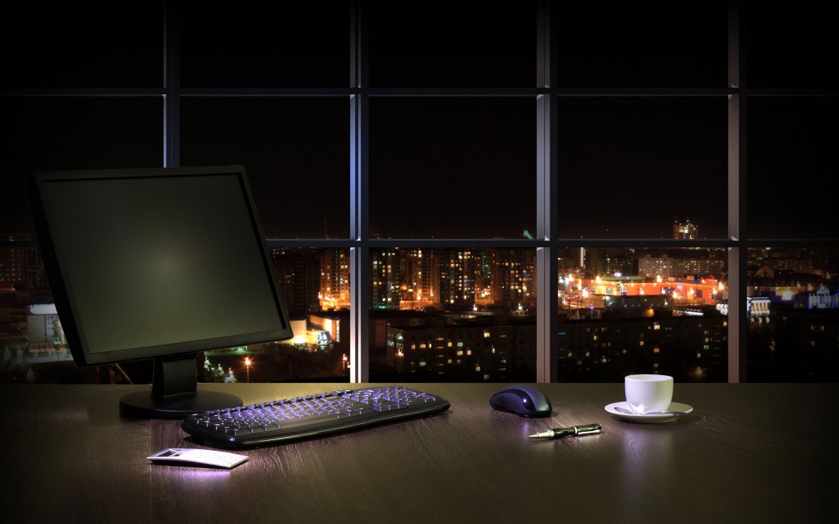 Ночной офис